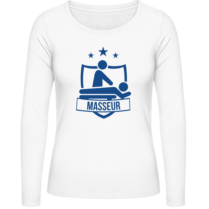 Masseur Coat Of Arms Langermet skjorte for kvinner contain pic