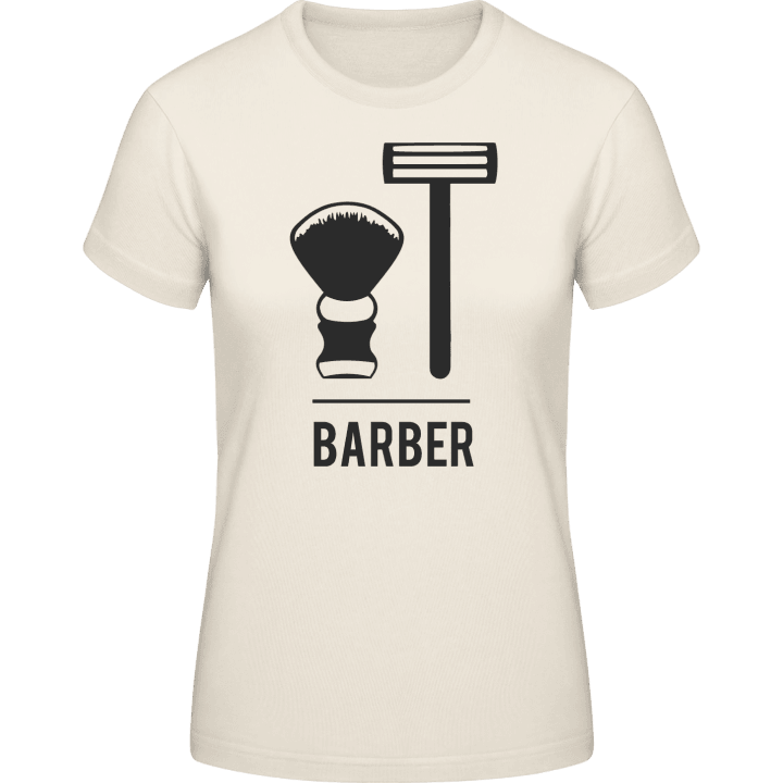 Barber T-shirt för kvinnor contain pic