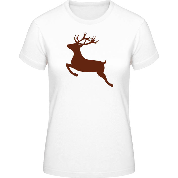 Jumping Deer Silhouette Frauen T-Shirt 0 image