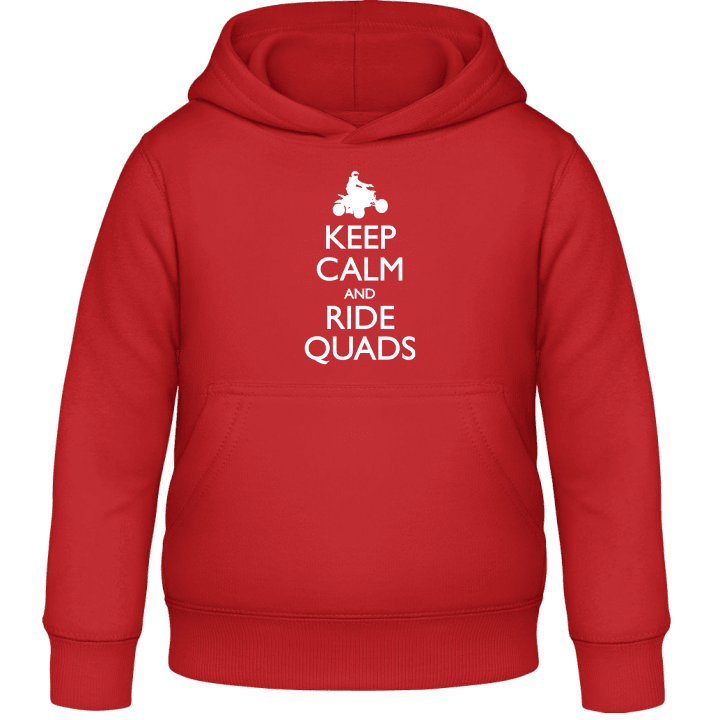 Keep Calm And Ride Quads Sweat à capuche pour enfants contain pic