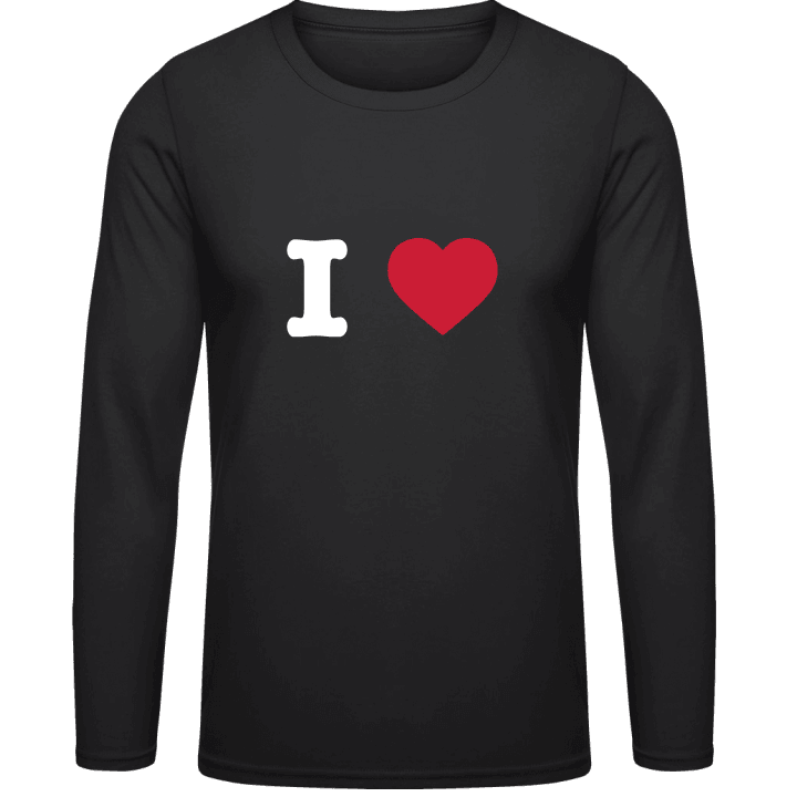 I heart T-shirt à manches longues contain pic