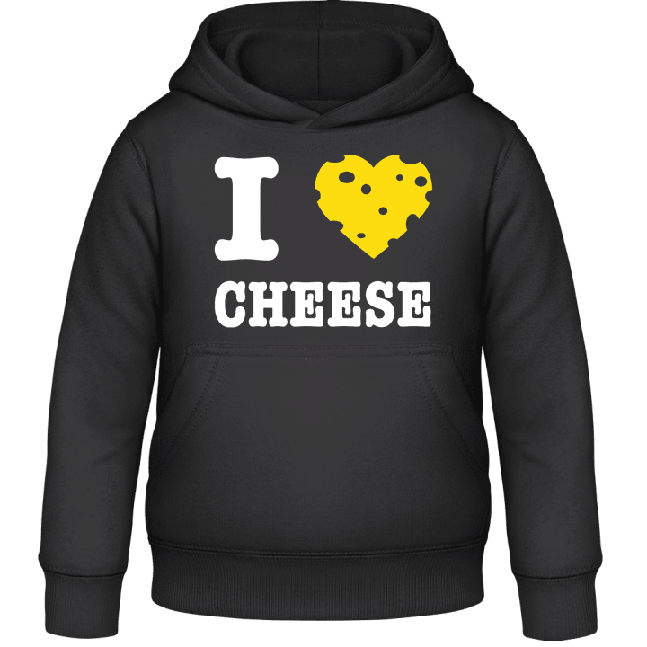 I Love Cheese Sweat à capuche pour enfants contain pic