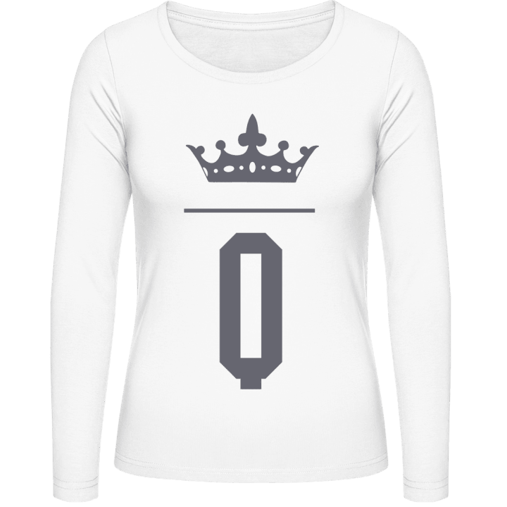 Q Letter T-shirt à manches longues pour femmes 0 image