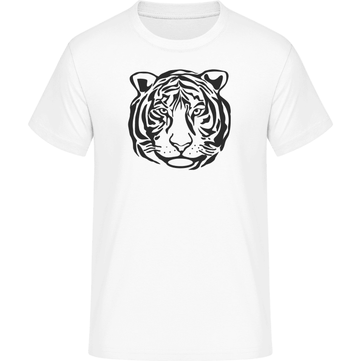 Tiger Face Outline T-paita 0 image