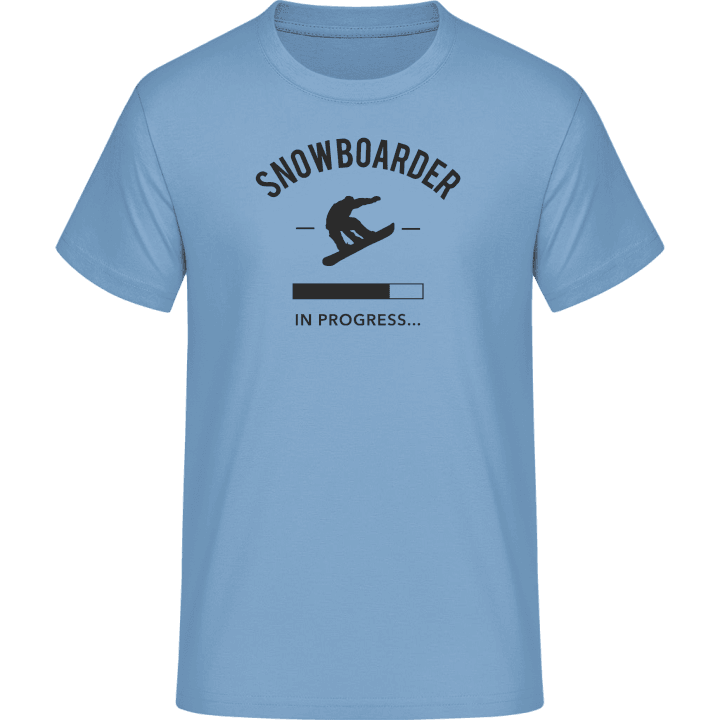 Snowboarder in Progress T-skjorte contain pic