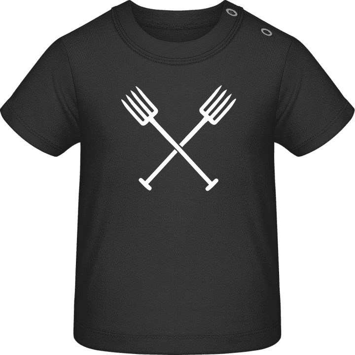 Crossed Pitchforks Baby T-Shirt contain pic
