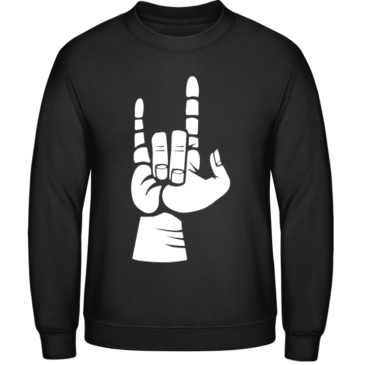 Rock And Roll Hand Sign Sweatshirt 0 image
