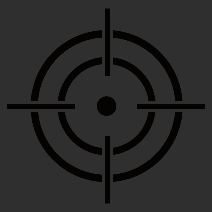 Shooting Target Logo Langermet skjorte for kvinner 0 image
