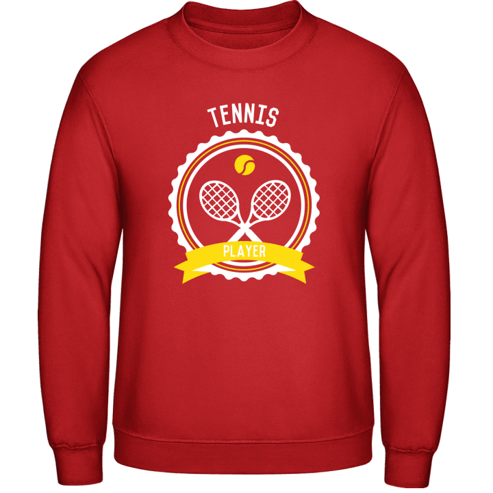 Tennis Player Emblem Sweatshirt contain pic