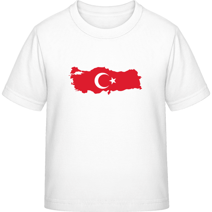 Turkey Map T-skjorte for barn contain pic