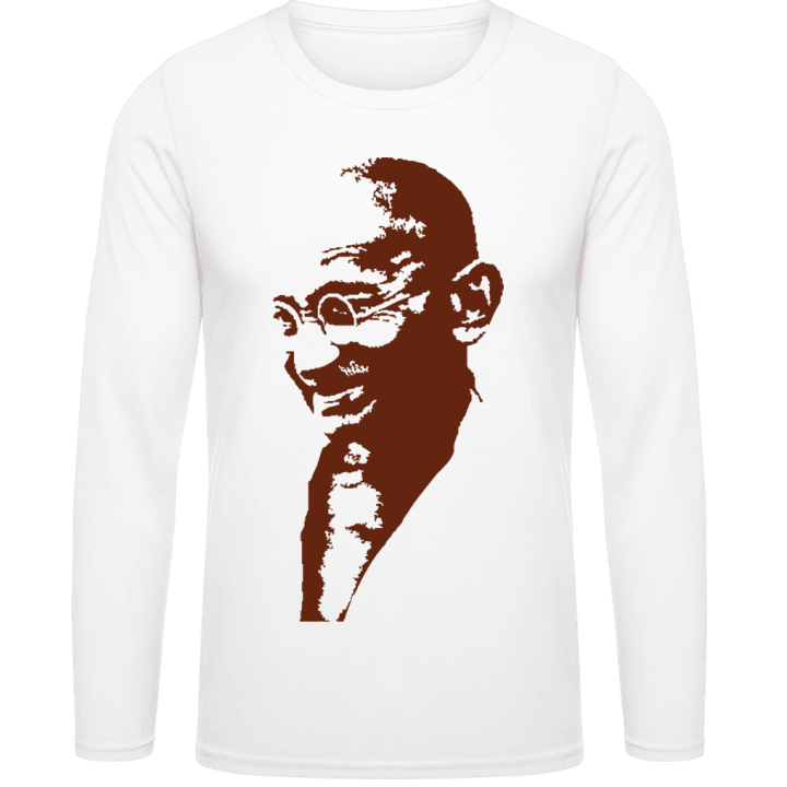 Gandhi T-shirt à manches longues contain pic