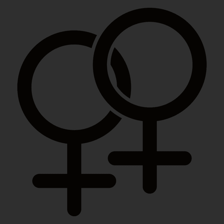 Lesbian Symbol T-shirt à manches longues pour femmes 0 image