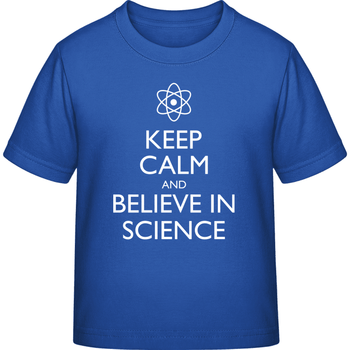 Keep Calm and Believe in Science Lasten t-paita 0 image