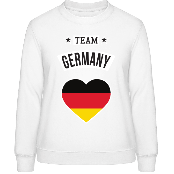 Team Germany Heart Frauen Sweatshirt contain pic