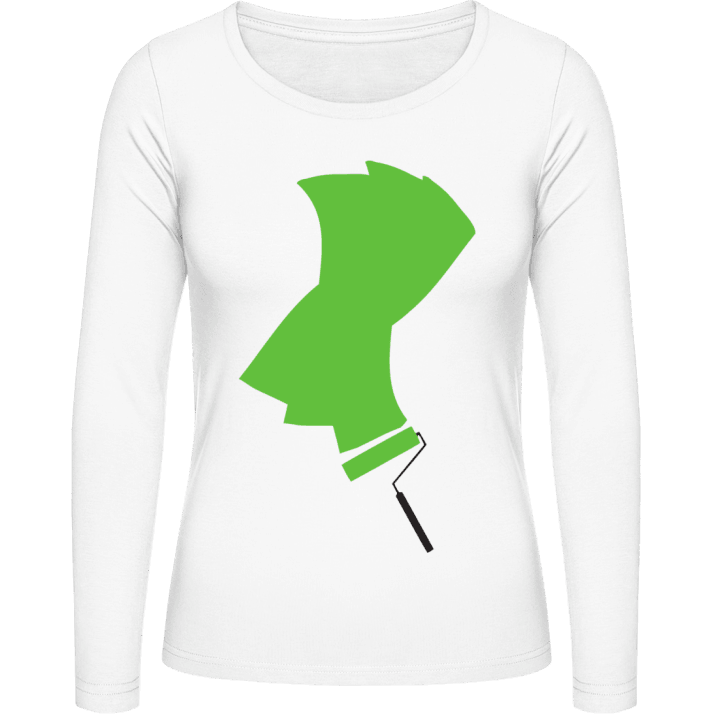 Painting T-shirt à manches longues pour femmes contain pic
