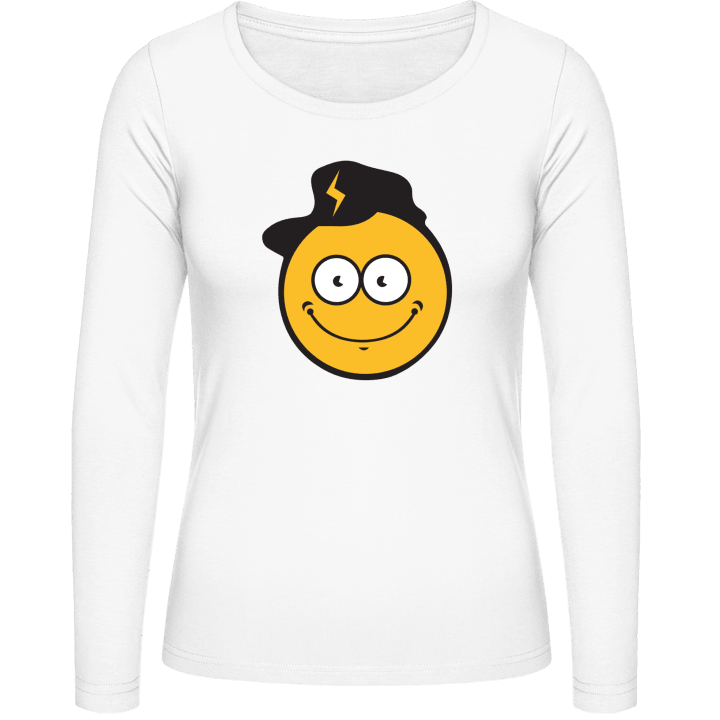 Electrician Smiley Camisa de manga larga para mujer contain pic