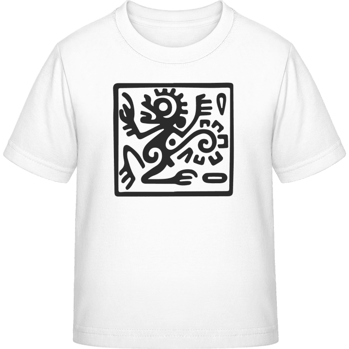 Maya Hieroglyph Monkey T-shirt til børn 0 image