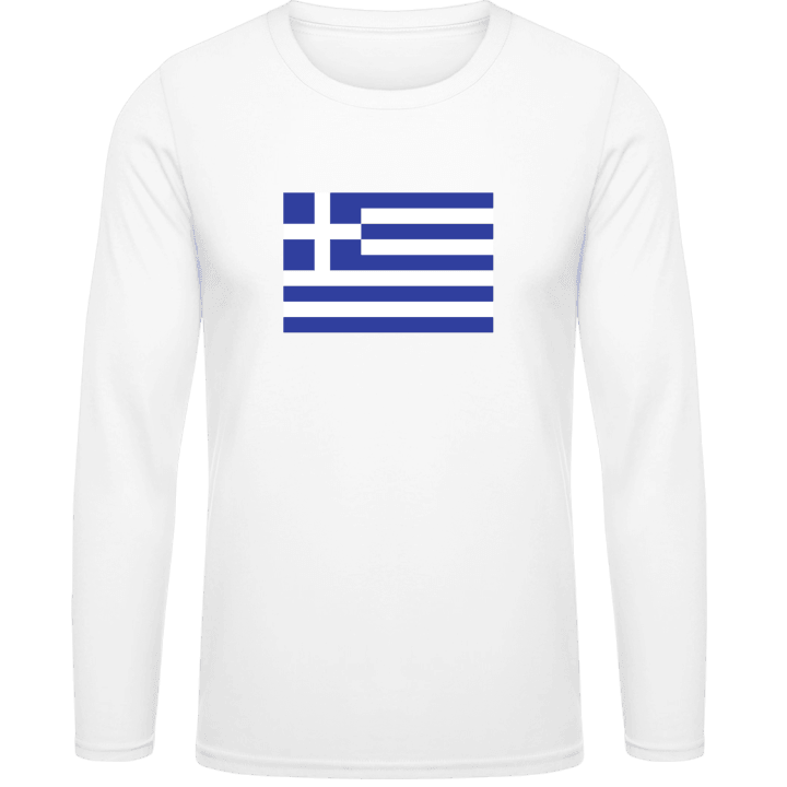 Greece Flag Langarmshirt contain pic