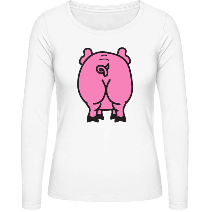Pig Butt T-shirt à manches longues pour femmes 0 image