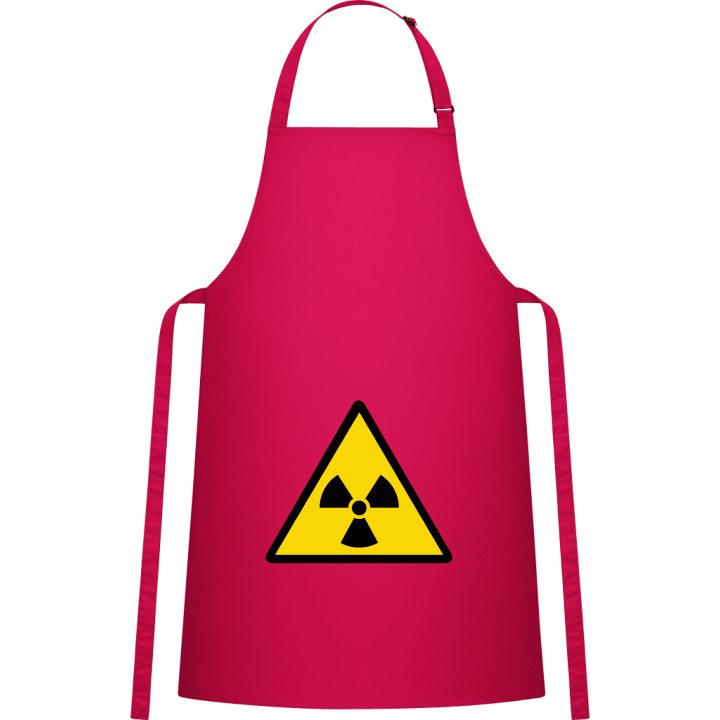 Radioactivity Warning Delantal de cocina contain pic
