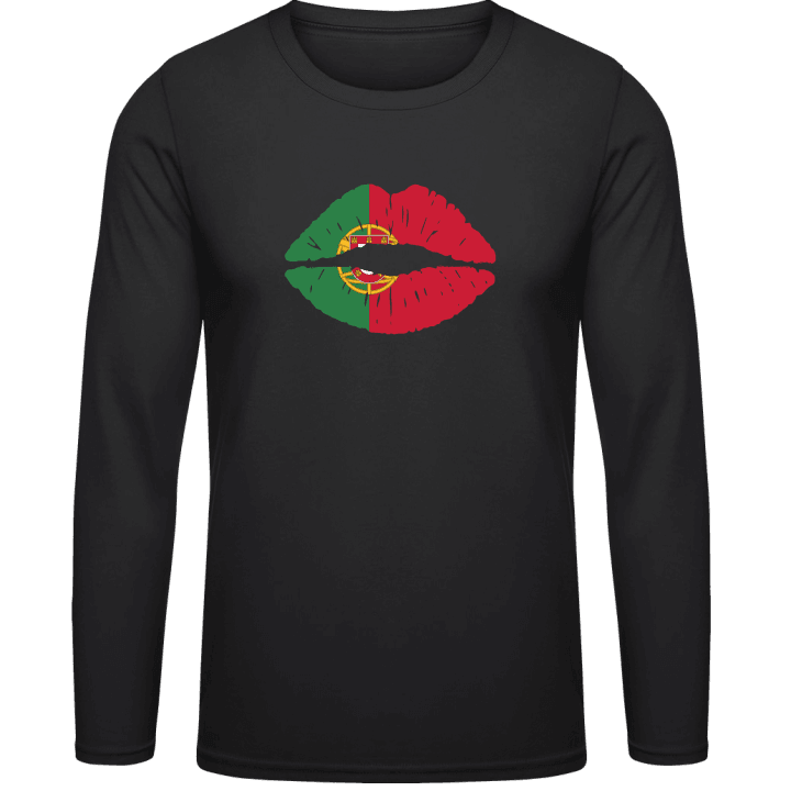Portugal Kiss Flag Shirt met lange mouwen contain pic