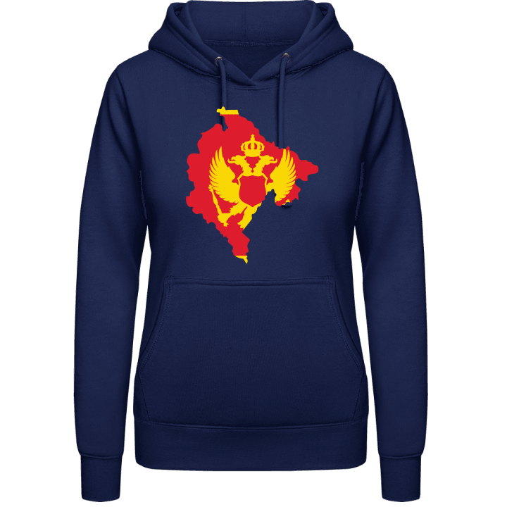 Montenegro Map Vrouwen Hoodie contain pic