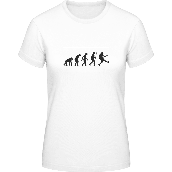 Guitar Evolution T-shirt pour femme contain pic