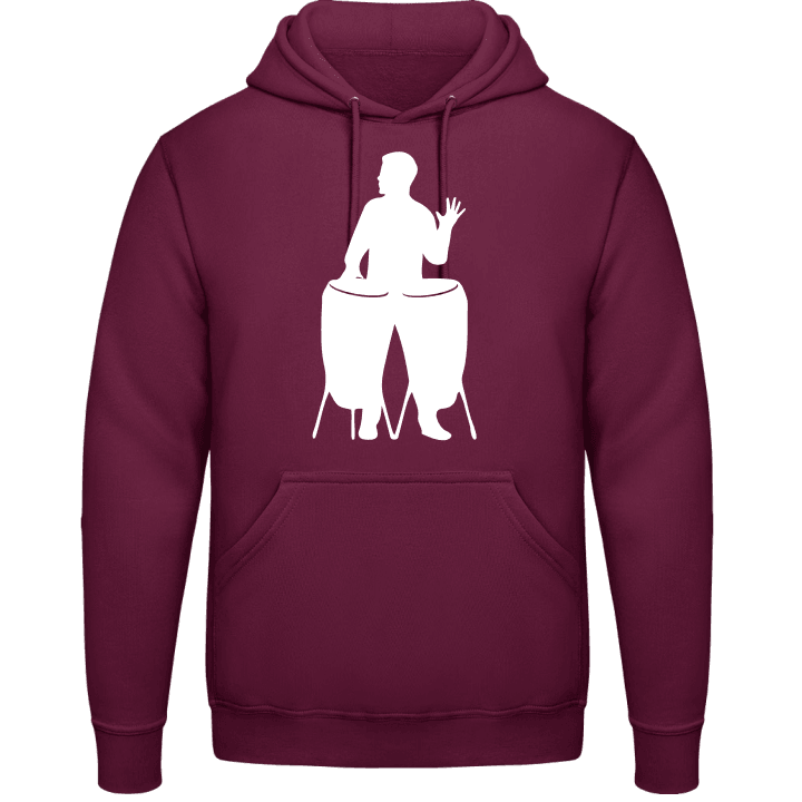 Percussionist Silhouette Hoodie contain pic