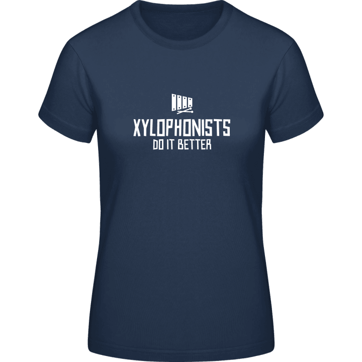 Xylophonists Do It Better T-skjorte for kvinner contain pic