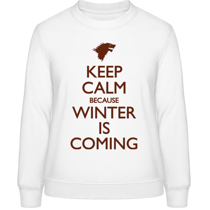 Keep Calm because Winter is coming Sweatshirt för kvinnor 0 image