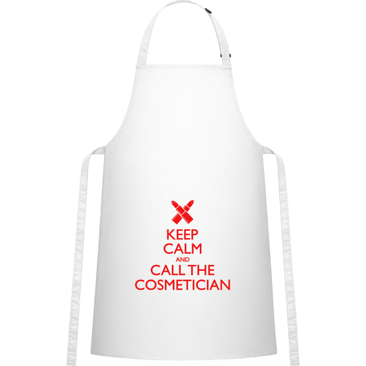 Keep Calm And Call The Cosmetician Delantal de cocina contain pic