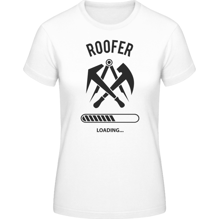 Roofer Loading Camiseta de mujer contain pic