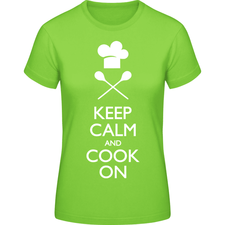Keep Calm Cook on Vrouwen T-shirt 0 image