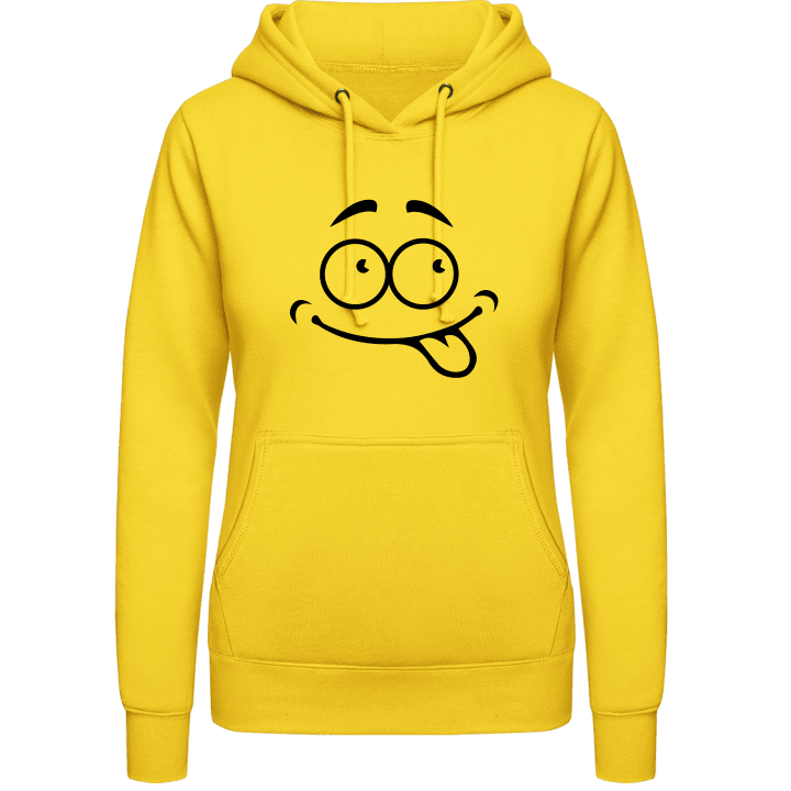 Smiley Tongue Vrouwen Hoodie contain pic