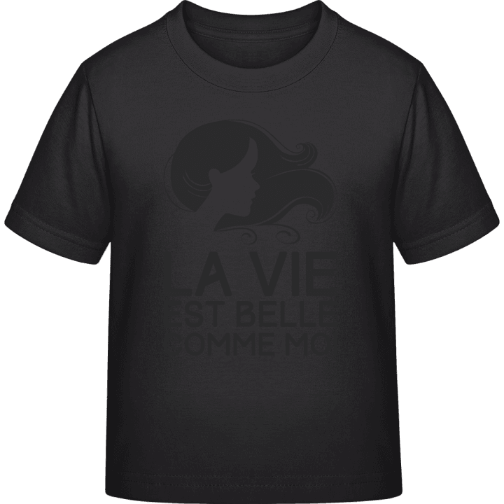 La vie est belle comme moi T-shirt för barn contain pic