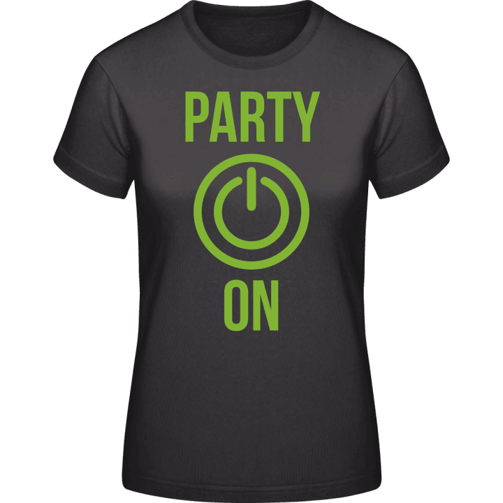 Party On T-skjorte for kvinner contain pic