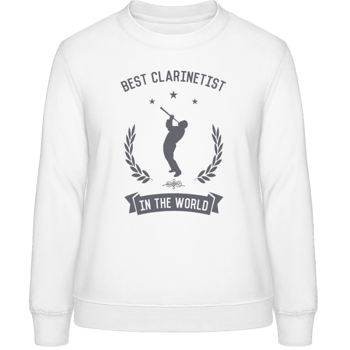 Best Clarinetist In The World Vrouwen Sweatshirt contain pic