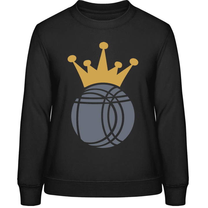 Boule Pétanque King Sweatshirt för kvinnor contain pic
