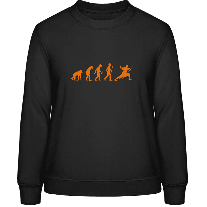 Kung Fu Evolution Sweatshirt för kvinnor contain pic