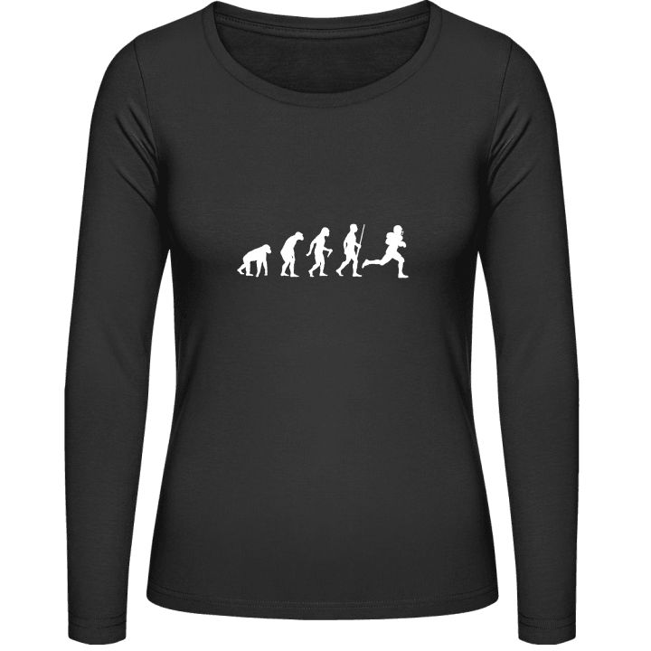 American Football Evolution Frauen Langarmshirt contain pic