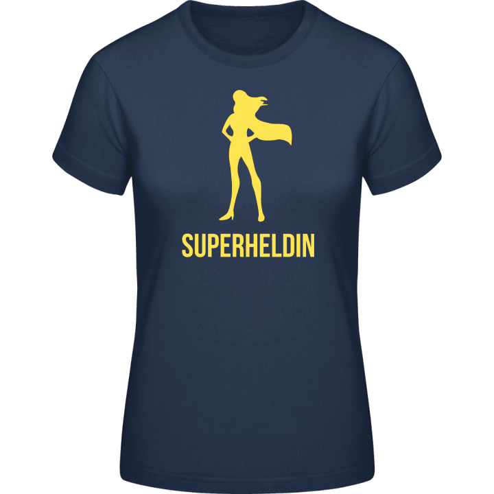 Superheldin Silhouette T-shirt för kvinnor 0 image