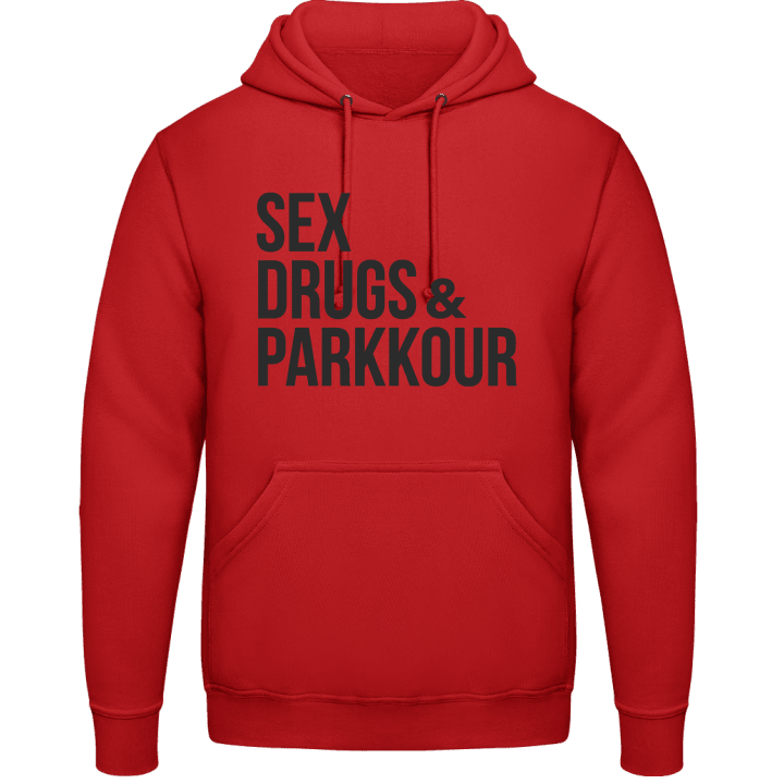 Sex Drugs And Parkour Felpa con cappuccio contain pic