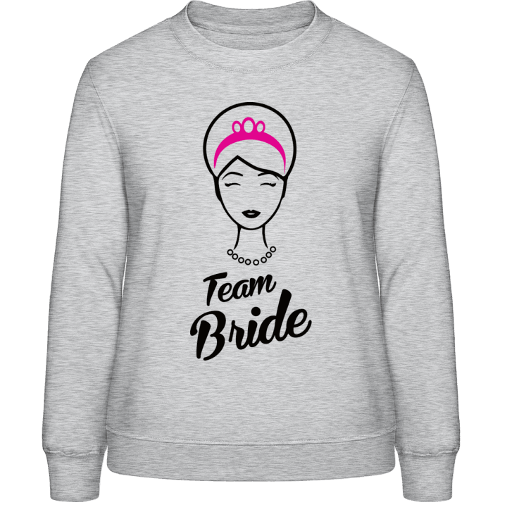 Bride Team Pink Crown Sweatshirt för kvinnor contain pic