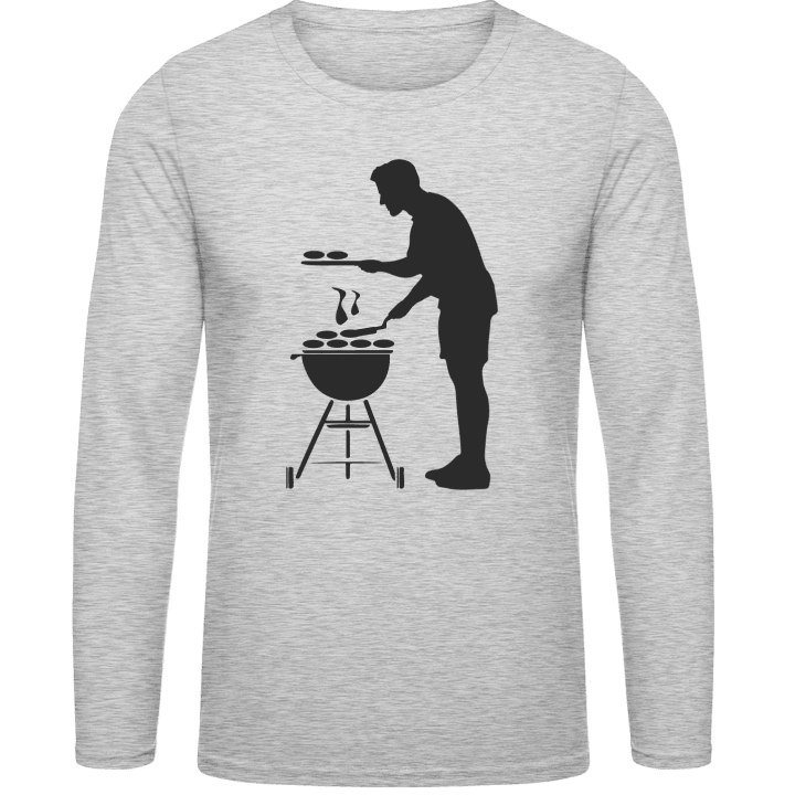 Griller Silhouette Langarmshirt contain pic