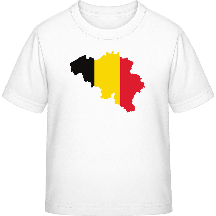 Belgium Map T-skjorte for barn contain pic