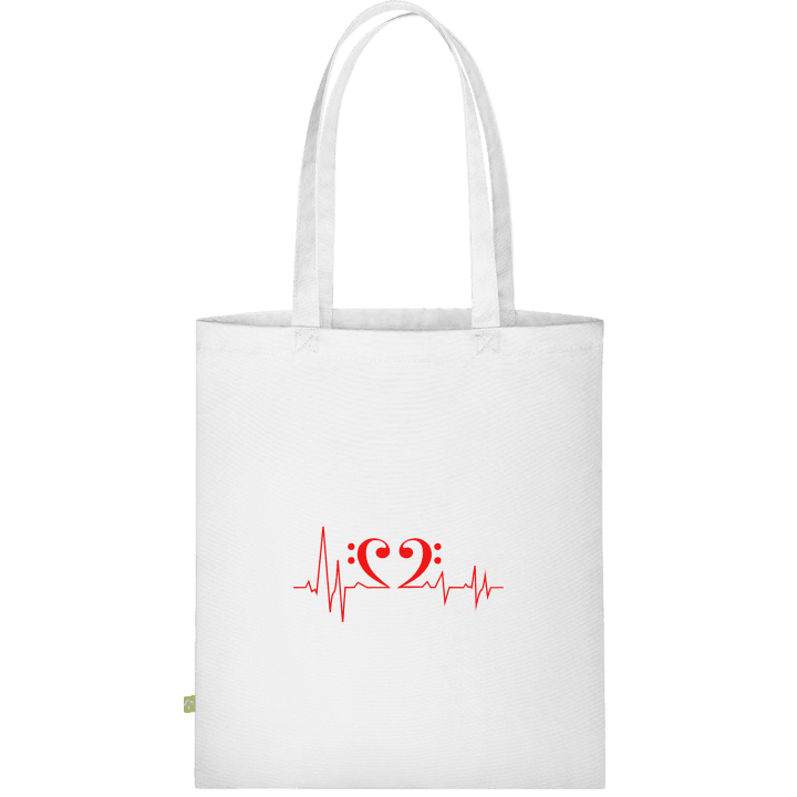 Bass Heart Frequence Väska av tyg contain pic