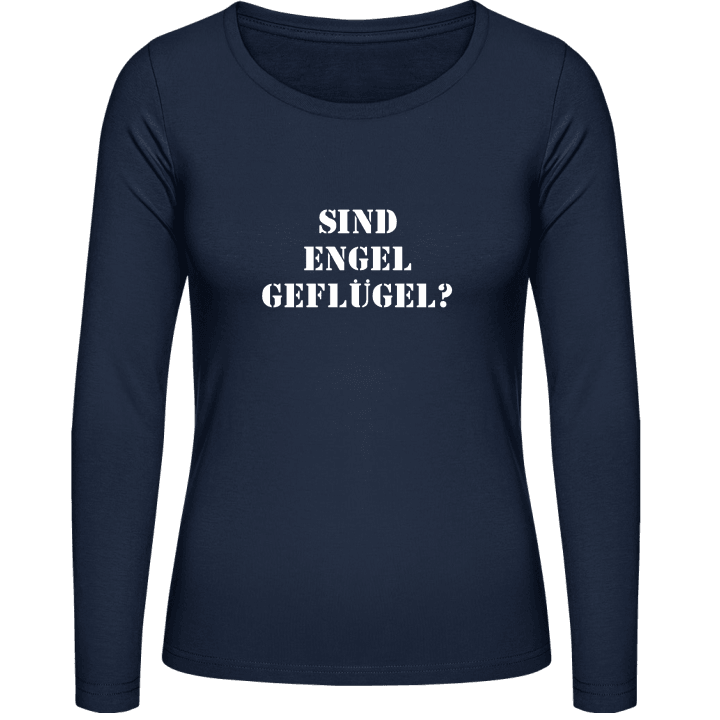 Sind Engel Geflügel T-shirt à manches longues pour femmes 0 image