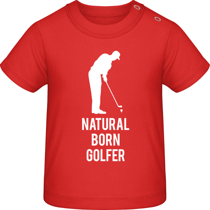 Natural Born Golfer Camiseta de bebé contain pic
