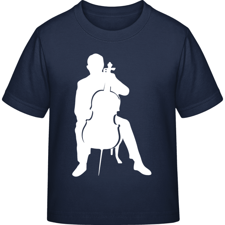 Cello Player Camiseta infantil contain pic