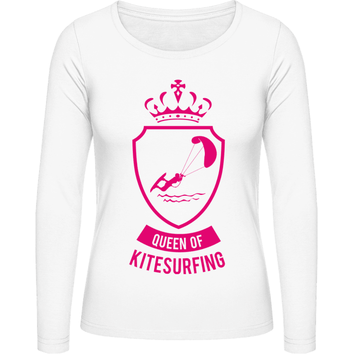 Queen Of Kitesurfing Kvinnor långärmad skjorta contain pic